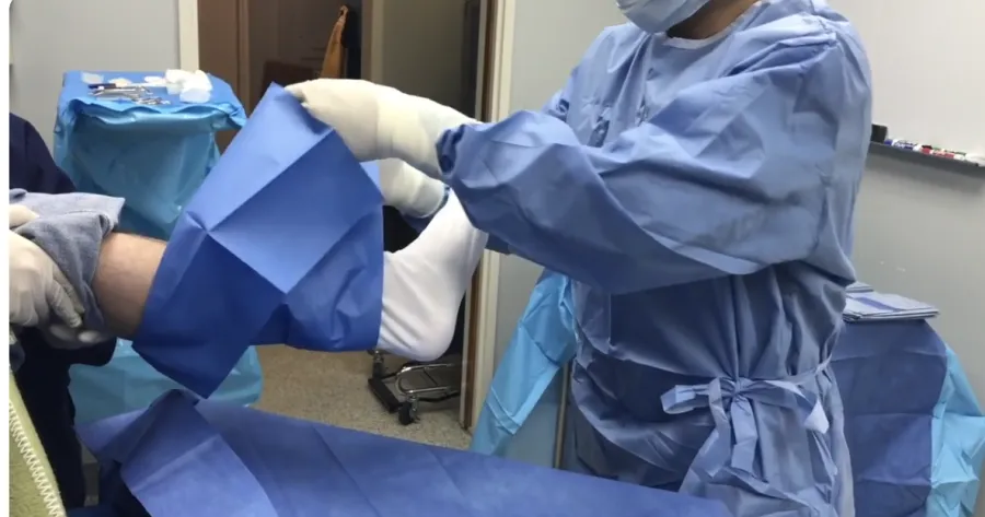 Office-based surgery: prepping the foot in an office surgical suite